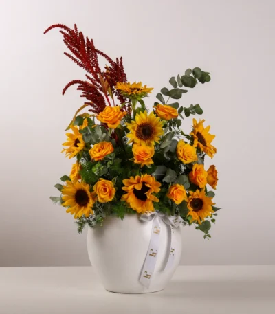 Golden Glow Vase