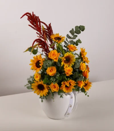 Golden Glow Vase