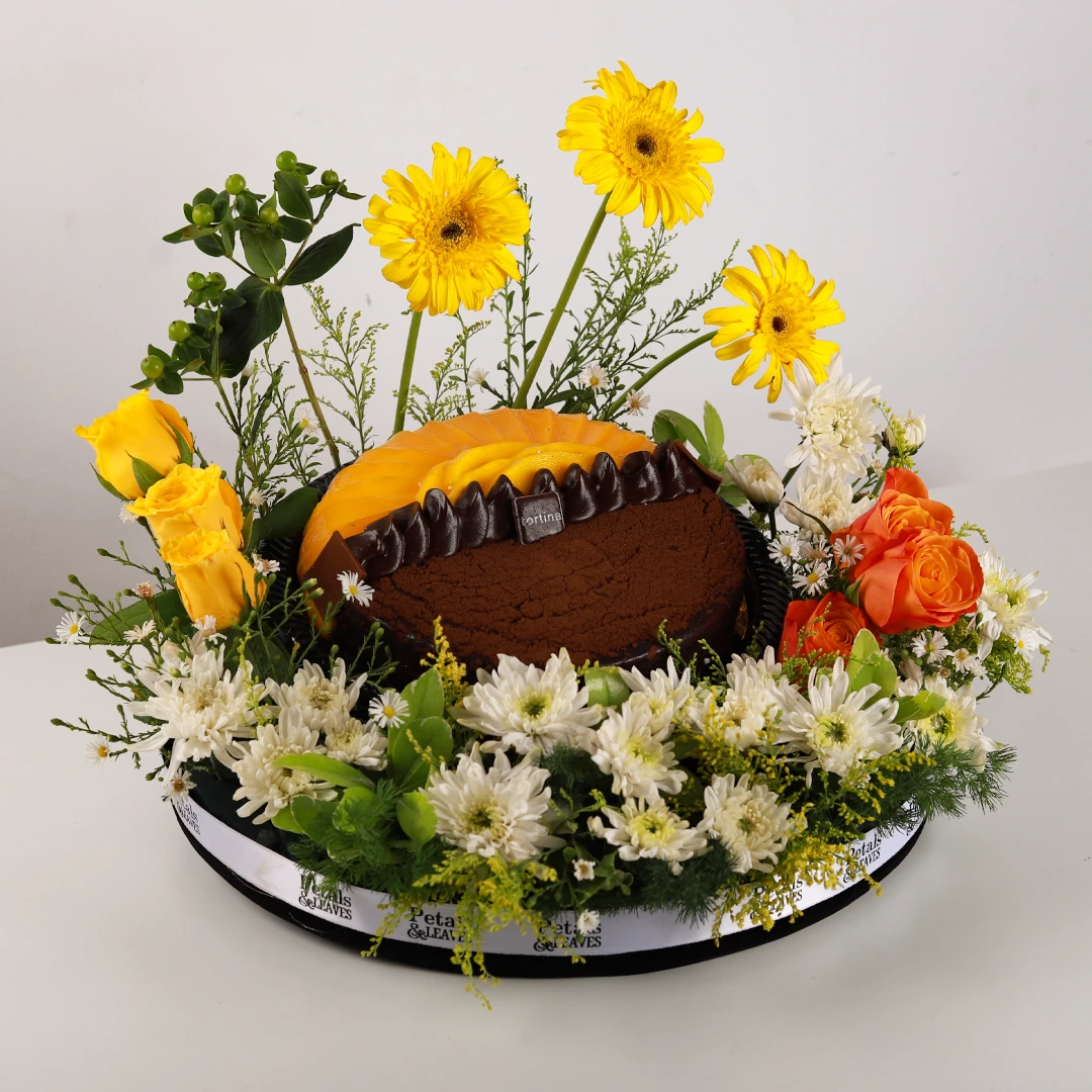 Tropical Mango Glow Arrangement Tropical Mango Glow Arrangement