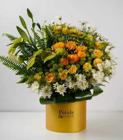 The Golden Aura Flower Box